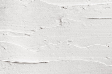 Wall Mural - White smooth plaster texture.