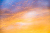 Fototapeta Na sufit - Clouds at sunset as background