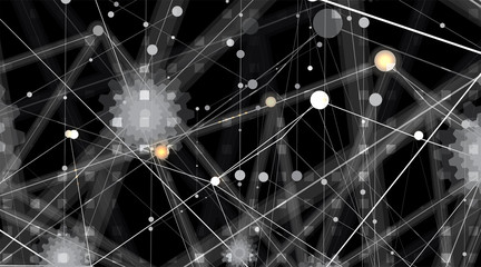 Digital technology world. Business virtual concept. Vector background