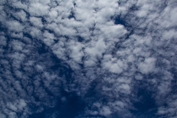 cloud in blue sky