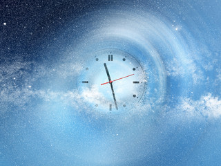 Wall Mural - abstract time in space