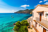 Fototapeta  - Beautiful Sea View of idyllic Bay at Mediterranean Sea