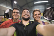 © FotoAndalucia - Paddle tennis players taking selfie after macth
