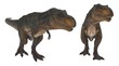 two t-rex hunting pose 3d illustration