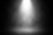 Abstract spotlight white stage design background.