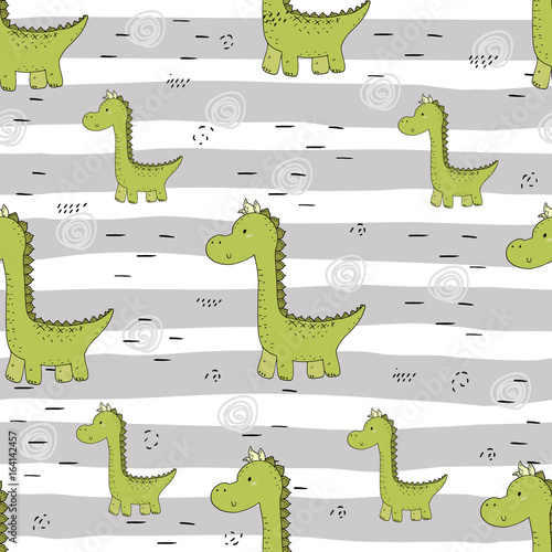 wektorowy-wzor-pattern-z-dinozaurami