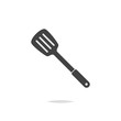 © FARBAI - Spatula icon vector isolated