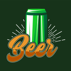 Wall Mural - Beer vector illustration