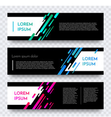 Wall Mural - modern web banner vector color abstract template