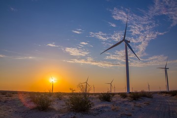 Windmill Sunrise