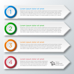 Wall Mural - Infographics Web Banner & Label Design