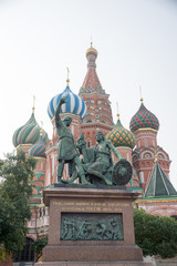 Saint Basil cathedral red square moscow church