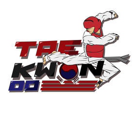 Wall Mural - Taekwondo Martial art