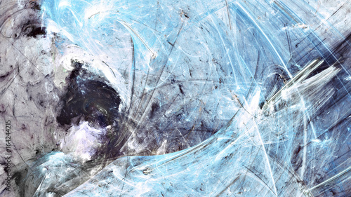 Abstract beautiful blue, grey and white icy soft color background. Cold paint...