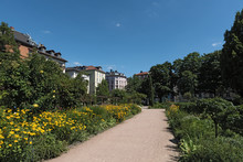 The Bethmannpark In Frankfurt Am Main, Hesse, Germany
