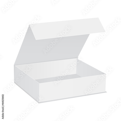 Download Open gift box with lid isolated on white background ...