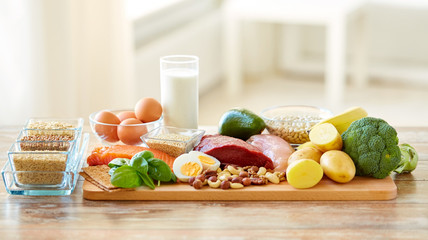 natural food on table