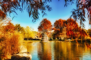 Goodale Park, located in the Victorian Village area of Columbus, Ohio, covers 32 acres and is the oldest park in the city.