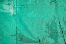 Old Distressed, Green Canvas Cover Background