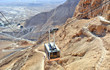 Cable car to fortress Masada (Judaean Desert, Dead Sea,Israel)