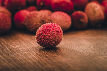 Wall Mural - Fresh lychee fruit