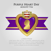 Purple Heart Appreciation Day Background
