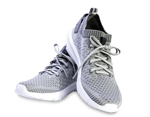 pair sport trainers shoes summer design.