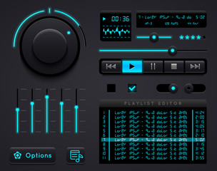 Audio player template.