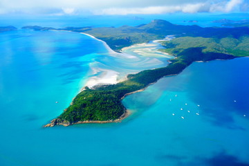 Whitehaven beach from the sky