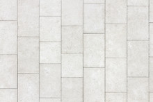 Floor Of White Stone Slabs