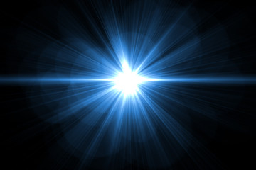 Wall Mural - magic sunburst with glowing light . colorful rays of light abstract background