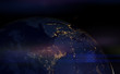 © dottedyeti - Asia at night, view at planet Earth from space