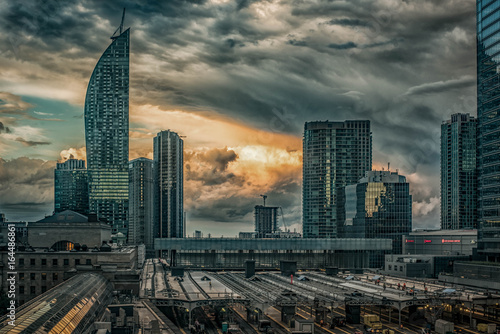 Zdjęcie XXL Dramatyczne chmury nad Toronto