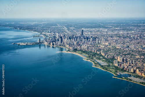 Zdjęcie XXL Chicago z powietrza