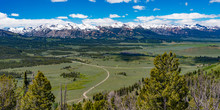 Overlook On The Sawtooth Scenic Byway, Idaho