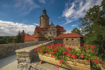 Wall Mural - Czocha Castle on a clear summer day, Poland