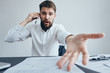 © SHOTPRIME STUDIO - Business man with a beard working at his desk in the office
