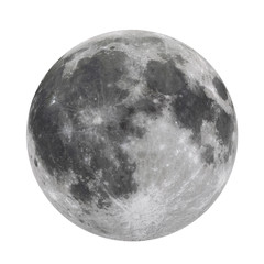 full moon isolated (elements of this image furnished by nasa)