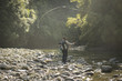 fly fishing trout new zealand river lake scene stunning scenery