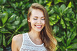 © paultarasenko - Beautiful smiling girl with eyes closed