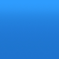 Poster - blue halftone dot pattern background - vector design from circles in varying sizes