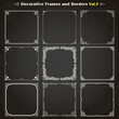 © digiselector - Decorative square frames and borders set 5 vector