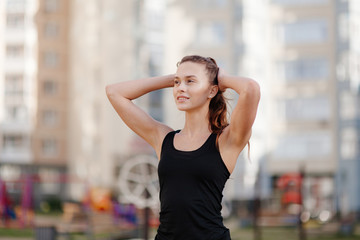 Wall Mural - sporty girl