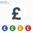 © gooddesign10 - British pound sign icon.Money symbol. Vector illustration.