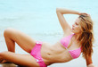 © gangiskhan - beautiful woman relax on the beach