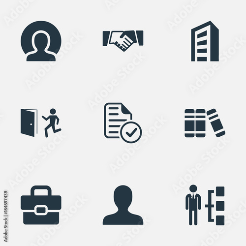 Vector Illustration Set Of Simple Resources Icons Elements Door