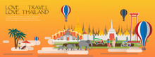 Travel Bangkok Thailand Infographic.Travel Infographic .