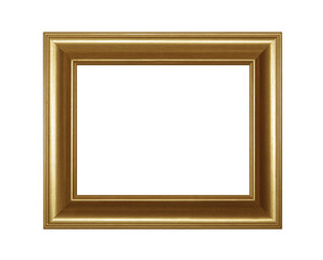 Wall Mural - Golden picture or photo frame