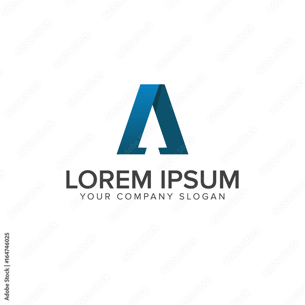 letter A arrow up logo design concept template Stock Vector | Adobe Stock