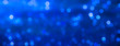 © 168 STUDIO - abstract blue Bokeh circles Christmas background, glitter light Defocused